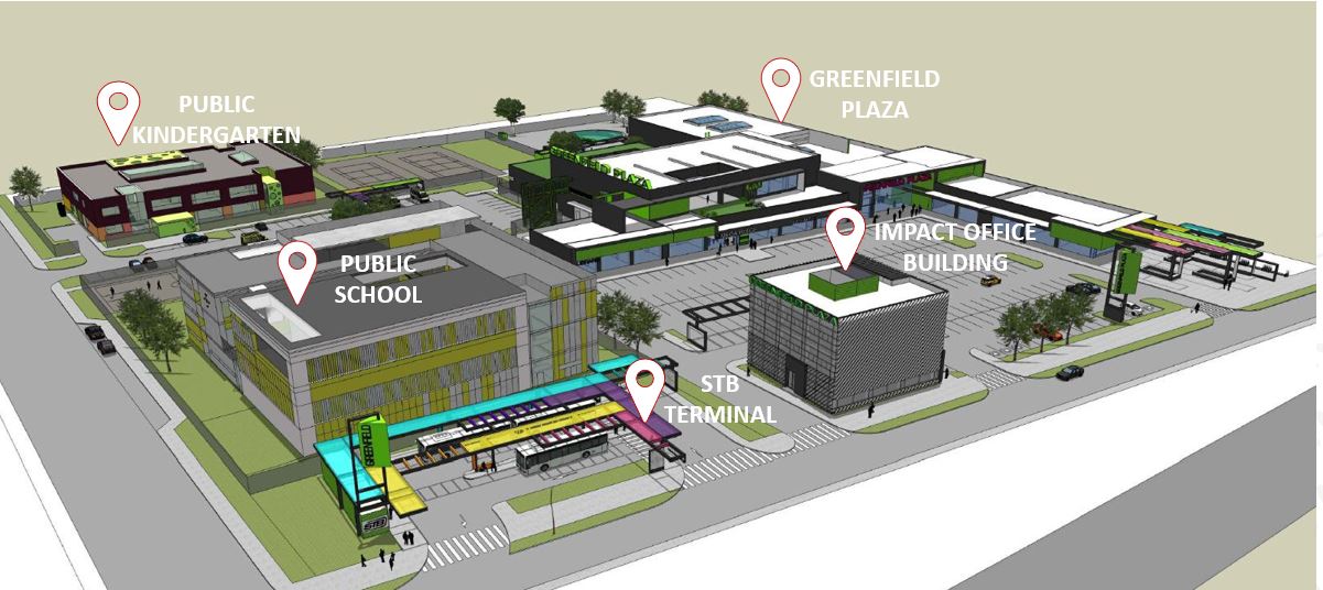 scoala si gradinita de stat in incinta ansamblului rezidential Greenfield Baneasa